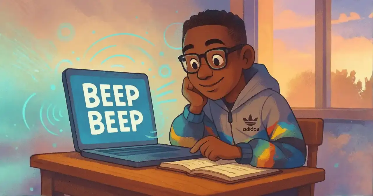 Beep code, If laptops could talk.